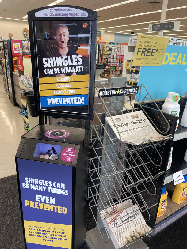 Currently suffering from shingles at  and Walgreens is either trolling me or the simulator is simulating