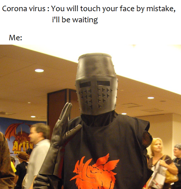 Cut my hand if i touch my face