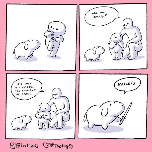 Cute totally harmless dog
