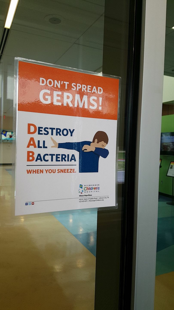 Dab COVID away fellow kids