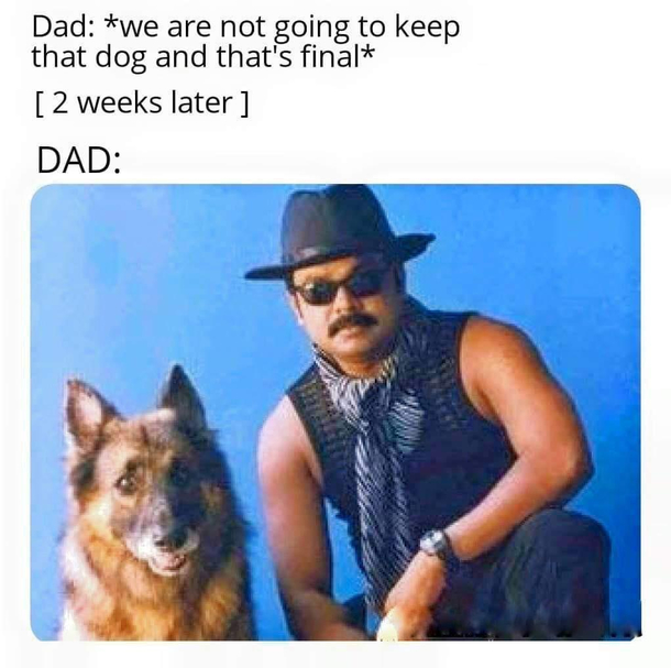 Dad and dog