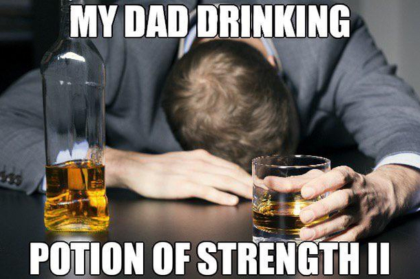 Dad is soooo STRONG