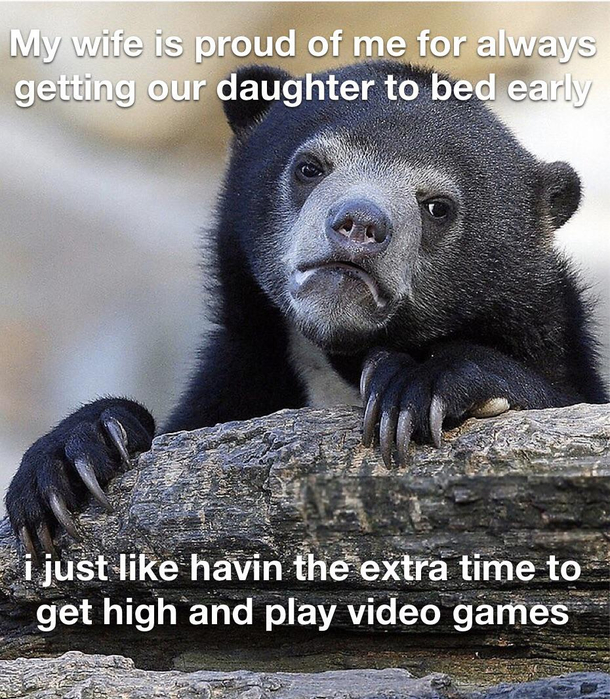 daddy needs some alone time
