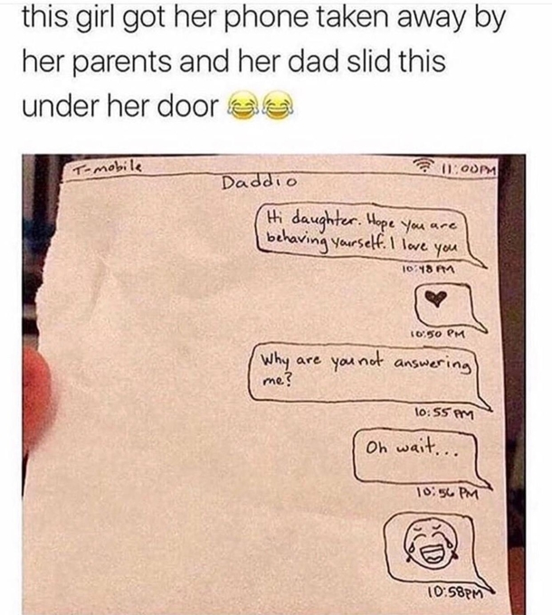 Dads a troll lol
