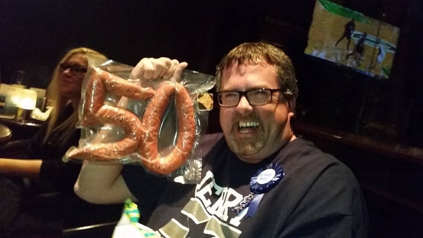 Dads birthday sausage