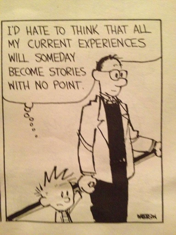 Dads Calvin and Hobbes