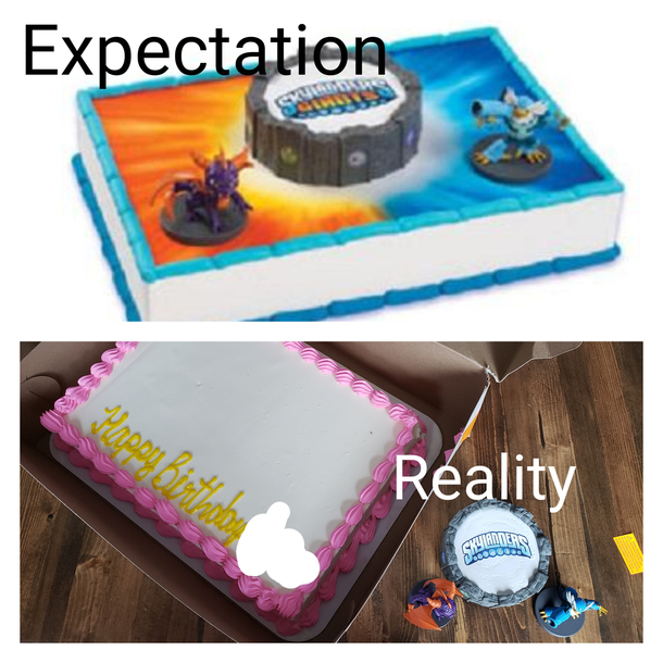 Dairy Queen Skylanders cake