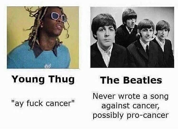 Damn Beatles thats harsh