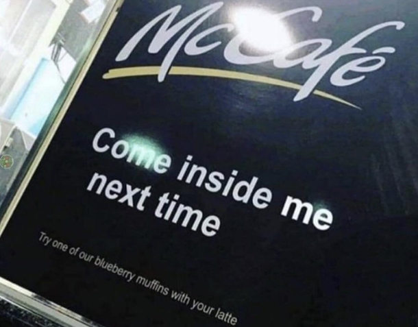 Damn McDonalds you freaky