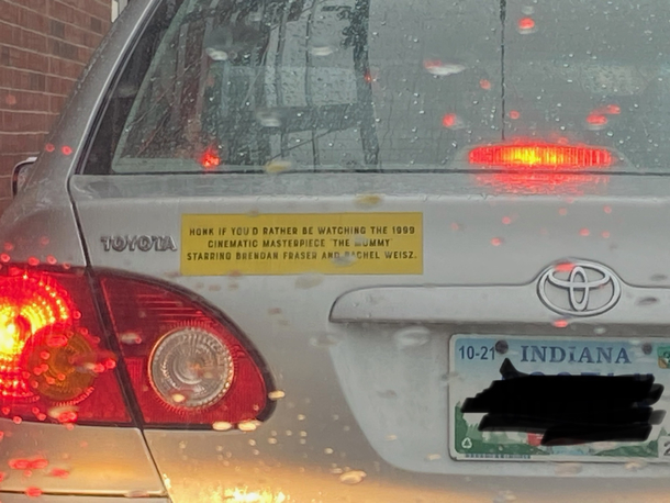 Damn right I honked