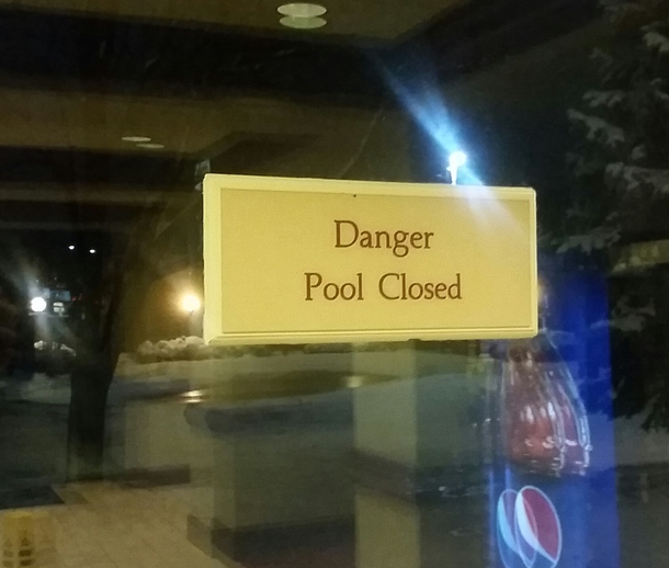 Damnit I HATE when the Danger Pool is closed