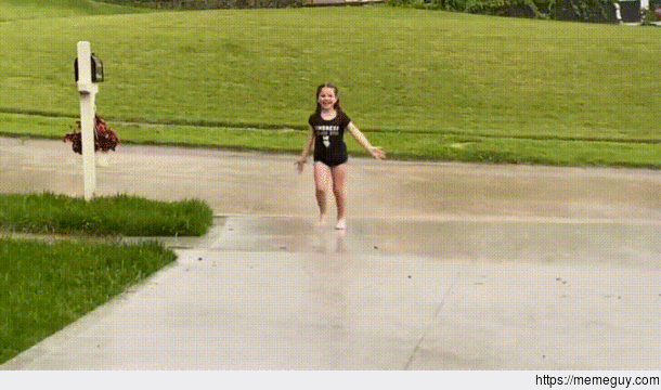 Dancing in the rain
