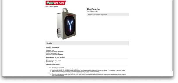 Dang out of stock there goes my hopes for time travel