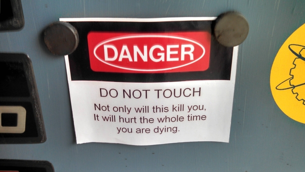 Danger Do Not Touch