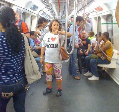 Dangers of not speaking the language on your shirt