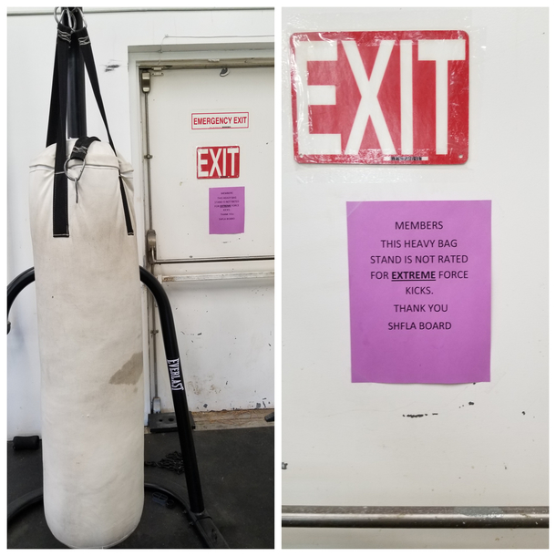 Darn I really wanted to practice my extreme force kicks today
