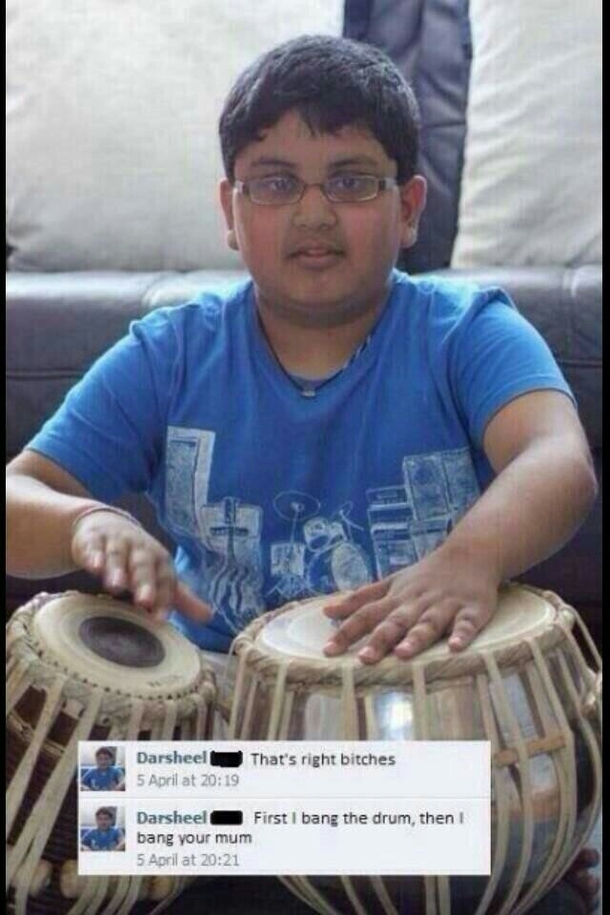 Darsheel dont give a shit