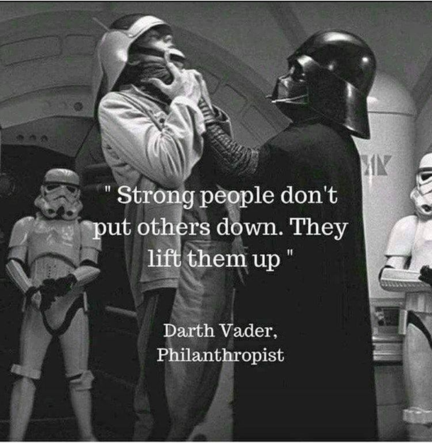 Darth Vader Philanthropist