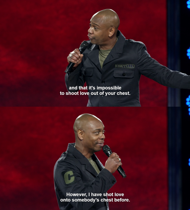 Dave Chappelle on love