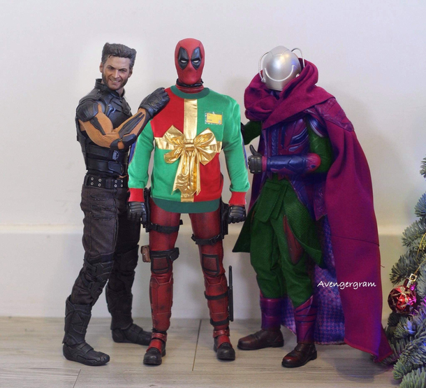 Deadpool thought he was attending a sweater party