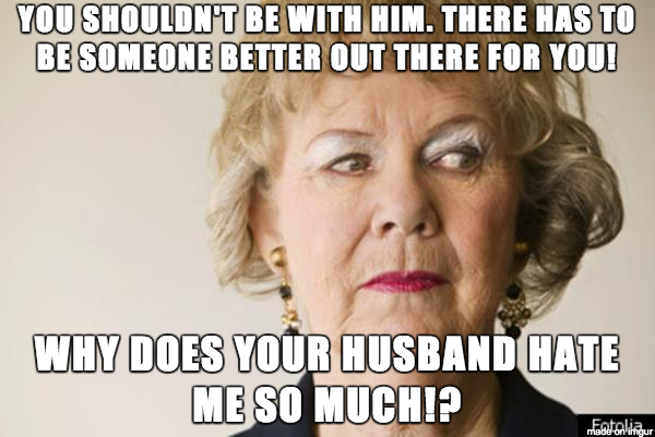Dealing with this shit for over  years Scumbag mother-in-law
