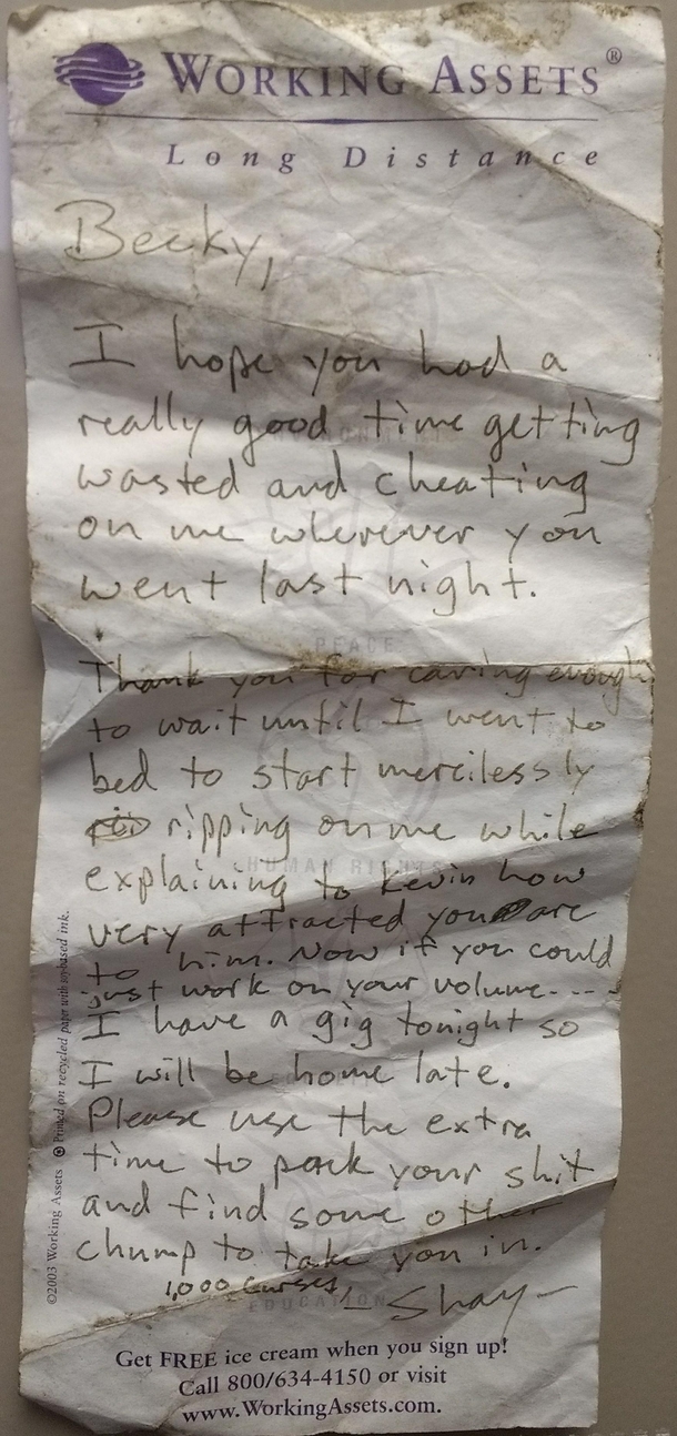 Dear Becky