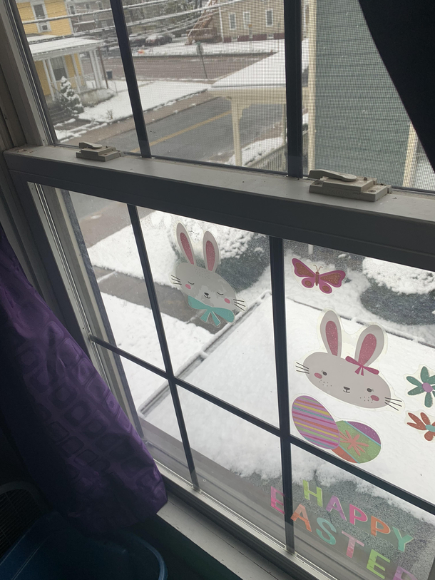 Decemapriluary th  It snowed today WTF