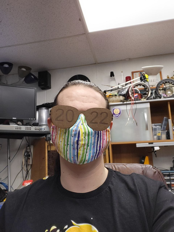Decided I dont want to see what BS  has in store for us so I made some new years glasses