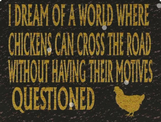 Deep chicken thought