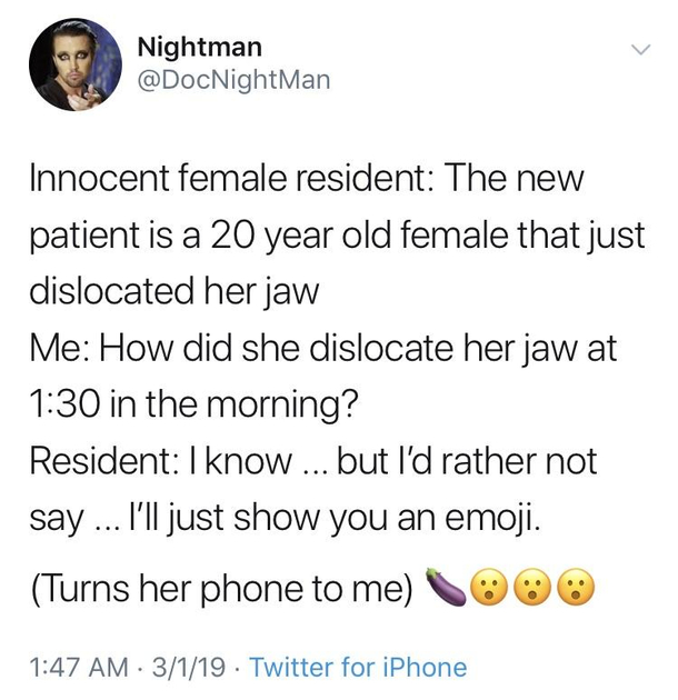 Definitely not where my first thought went