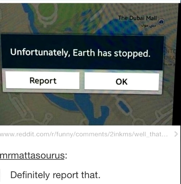 Definitely Report That