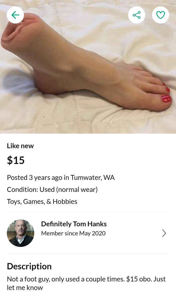Definitely tom hanks