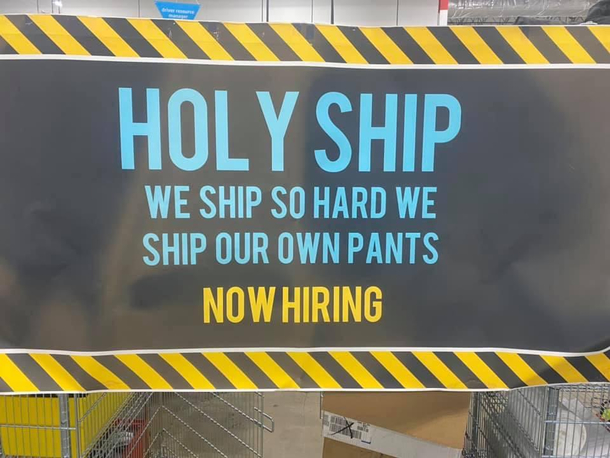 Delivery companys slogan