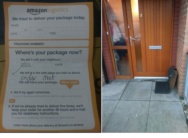 Delivery guy hid my parcel well