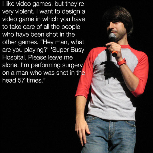 Demetri Martin on Gaming