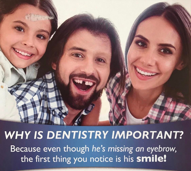 Dentist being funny