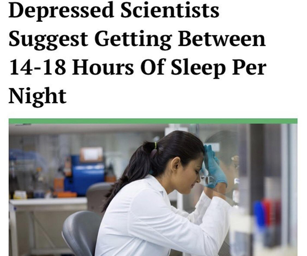 Depressed Scientists