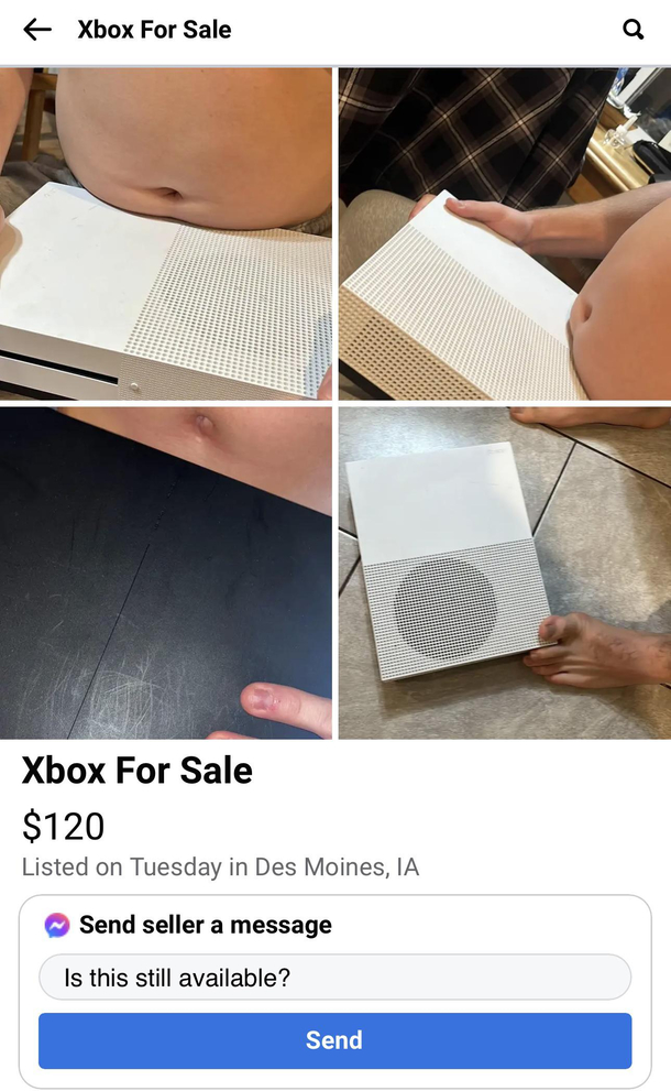 Description said great condition smells okay