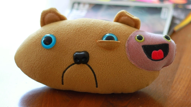 Diagnosed with a golf ball sized tumor in my head and all I got was this AMAZING PLUSHY