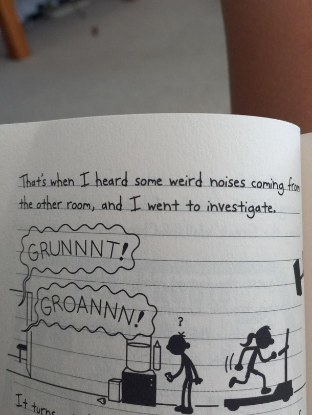 Diary of a wimpy kid out of context