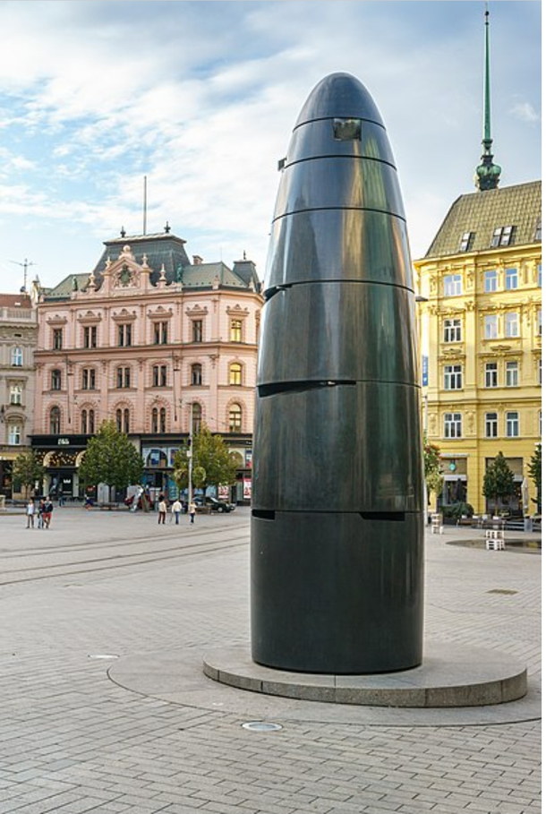 Did somebody say strange art I present to you the sun clock in Brno Czech republic