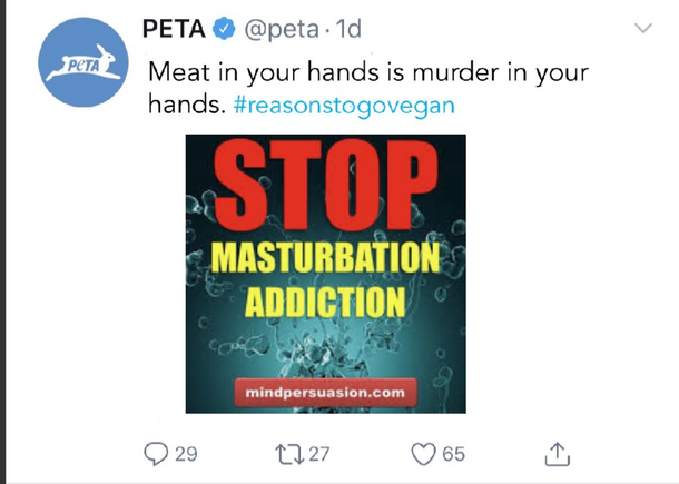 Did someone hack PETA