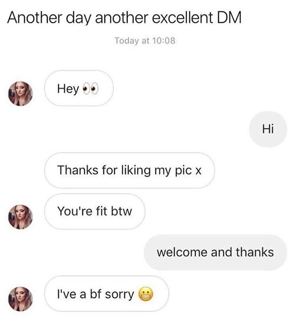 Didnt even get a chance
