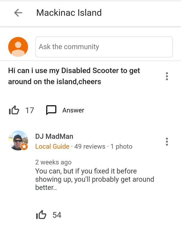 Disabled Scooter
