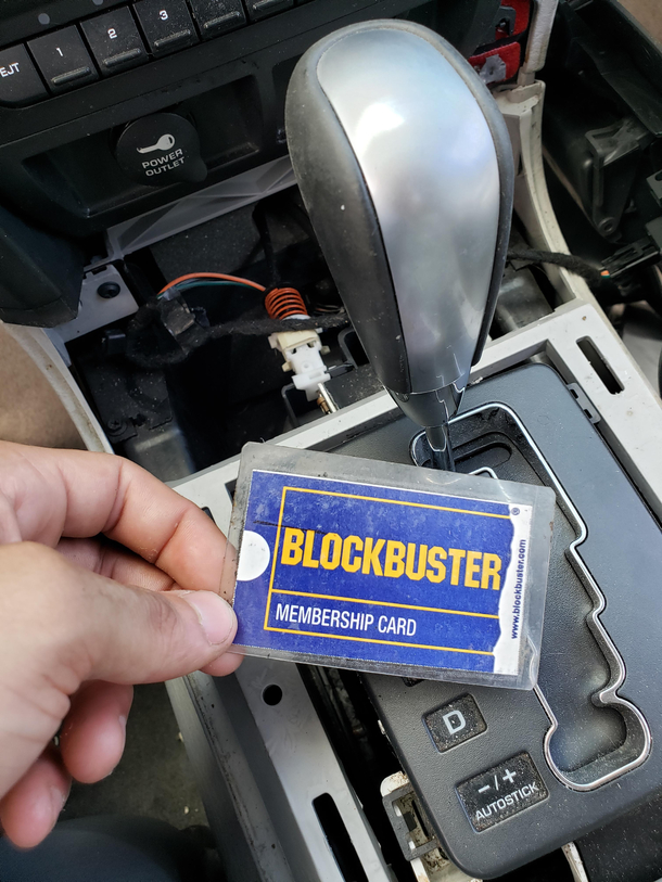 Discovered quite the artifact while working on my car