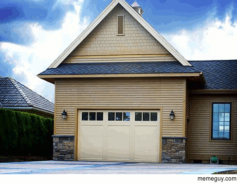 Discreet RV garage