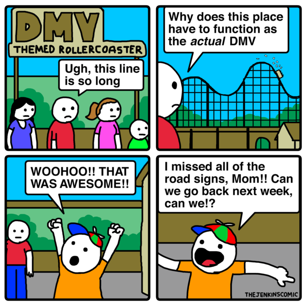 DMV Roller Coaster