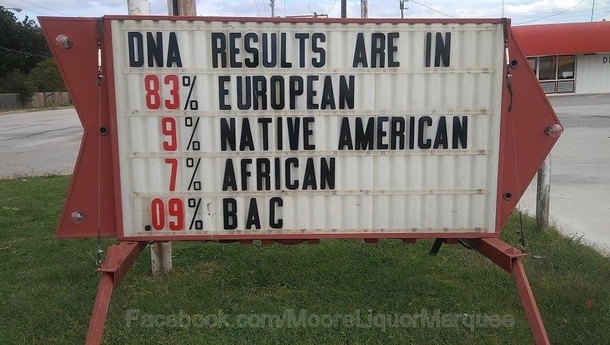 DNA just over the legal limit