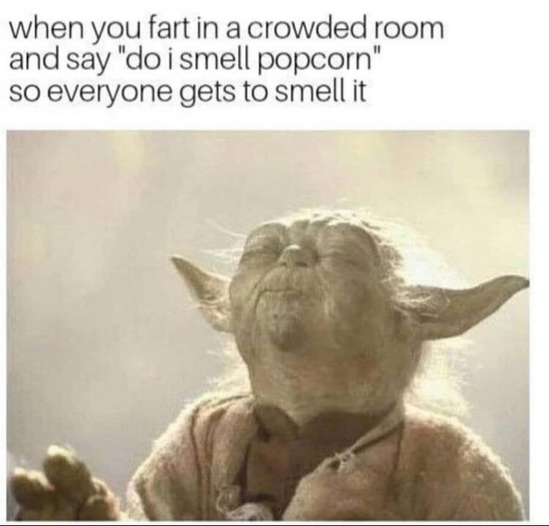 Do I smell popcorn
