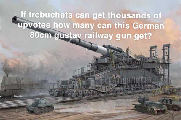 Do it for the rail gun gang